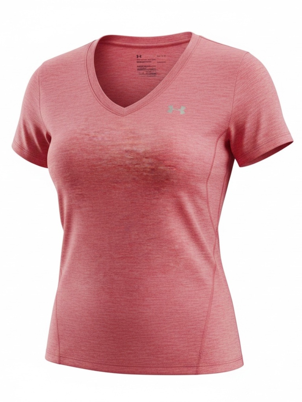 LG Pink V-Neck Short Sleeve Performance Tee